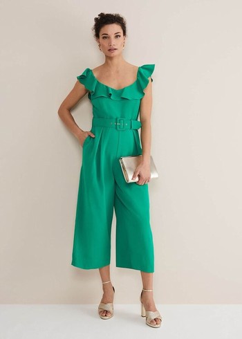 Phase Eight Tazanna Jumpsuit Green Canada | ENCAKH-802